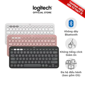Bàn phím Bluetooth Logitech K380s Pebble 2 - Đa thiết bị, Phím tắt tùy chỉnh, Mỏng nhẹ, Easy-Switch